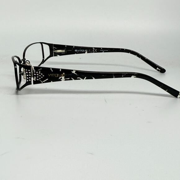 Vogue VO 3671-B Eyeglass Frame With Crystals - Black - Flex Hinges‎ H18671